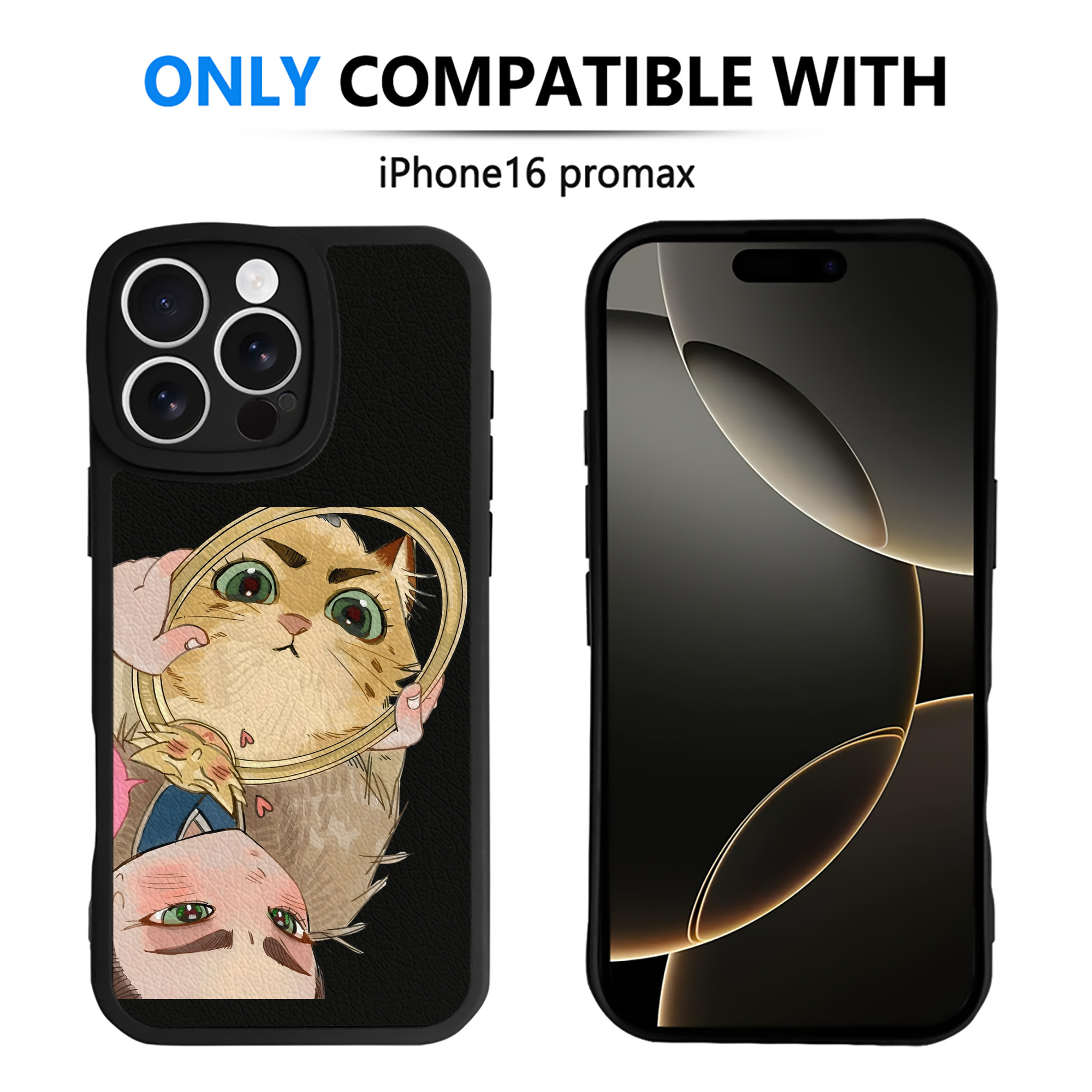 （画像用） Ne Zha 2 ナタ 魔童の大暴れ 【iPhone 16シリーズ対応】シリコンスマホケース（レザー調） 材質：シリコン